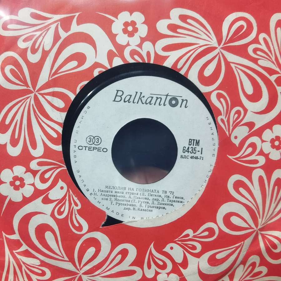 Various ‎– Нашата Мила Страна