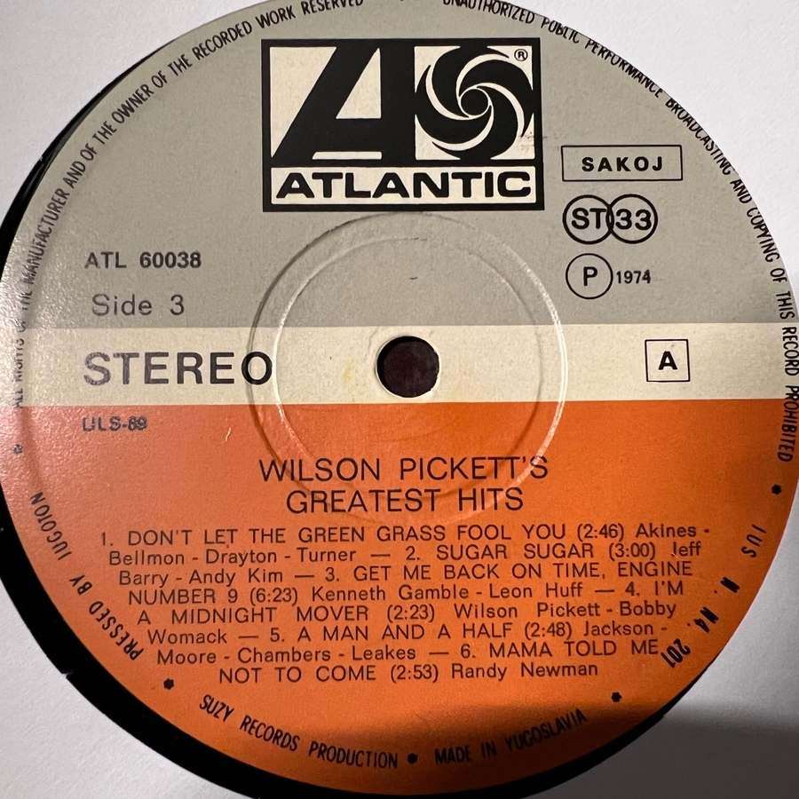 Wilson Pickett Wilson Pickett's Greatest Hits