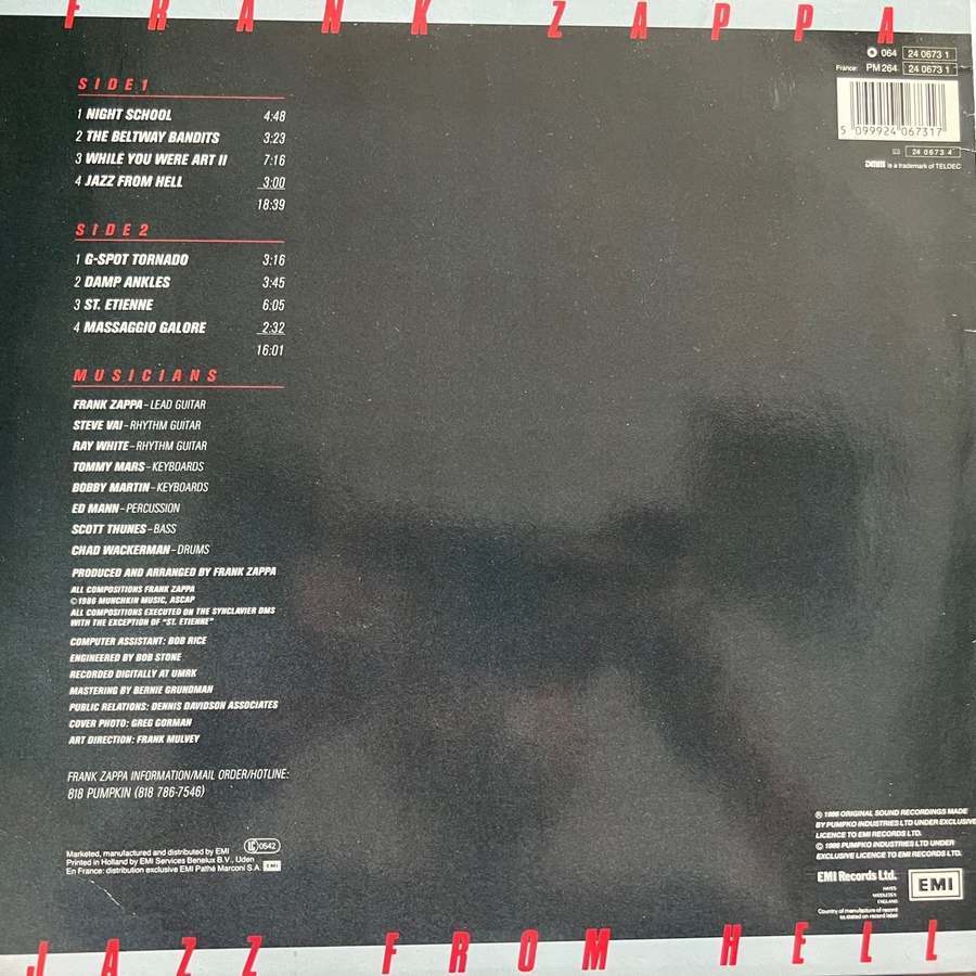 Frank Zappa Jazz From Hell