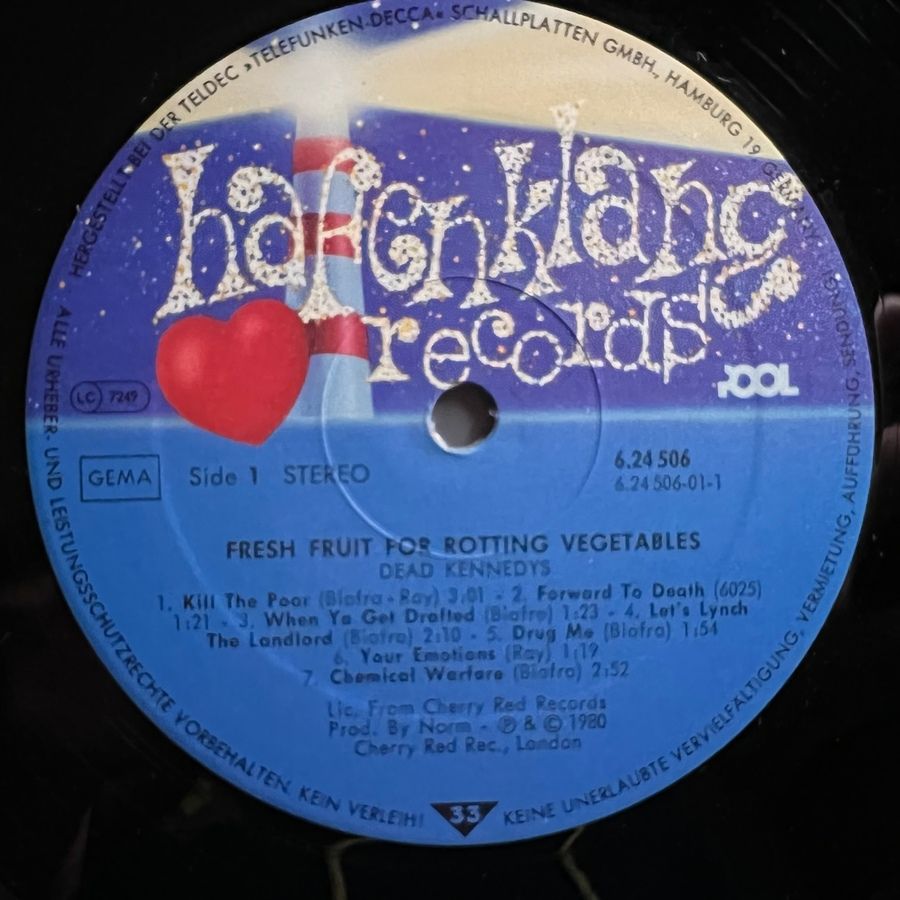 Dead Kennedys Fresh Fruit For Rotting Vegetables