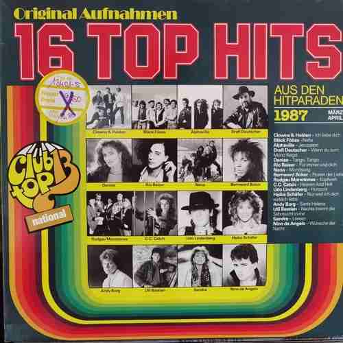 Various – 16 Top Hits - Aus Den Hitparaden 1984 März April