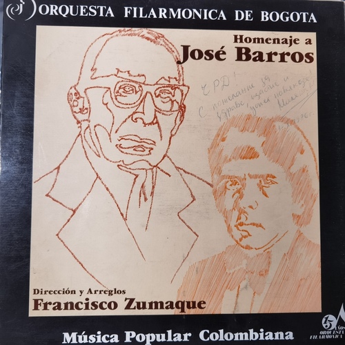 Orquesta Filarmonica de Bogota – Homenaje A José Barros - Dimitar Manolov