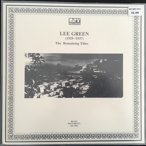 Lee Green ‎– (1929-1937) The Remaining Titles