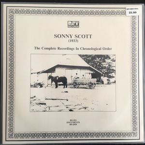 Sonny Scott ‎– (1933) The Complete Recordings In Chronological Order
