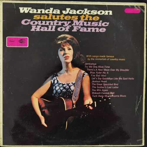 Wanda Jackson ‎– Wanda Jackson Salutes The Country Music Hall Of Fame