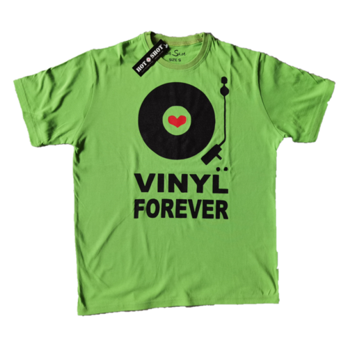 Зелена Тениска Vinyl Rules