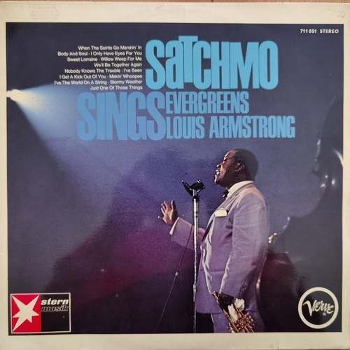 Louis Armstrong ‎– Satchmo Sings Evergreens