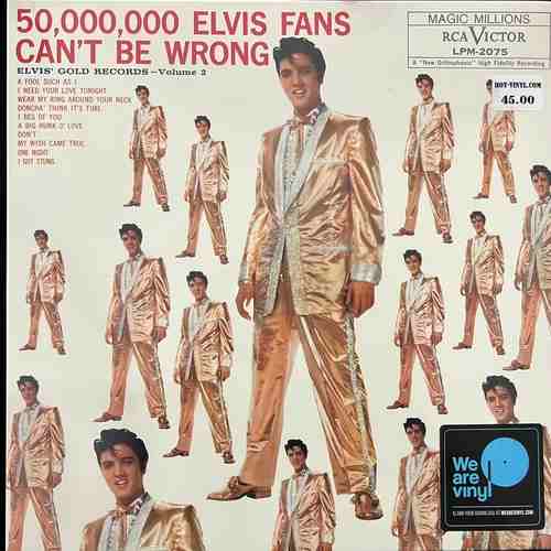 Elvis Presley – 50,000,000 Elvis Fans Can't Be Wrong - Elvis' Gold Records Volume 2