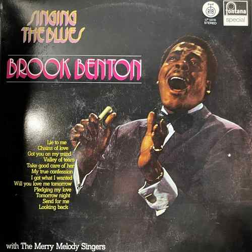Brook Benton With The Merry Melody Singers – Brook Benton Singing The Blues