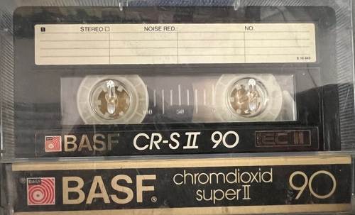 Употребявани Аудиокасетки BASF Chromedioxid CR-S II 90