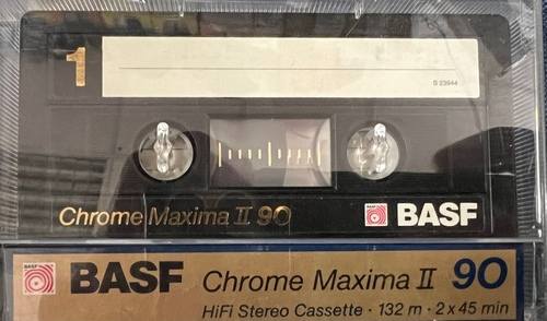 Употребявани Аудиокасетки BASF Chrome Maxima II 90