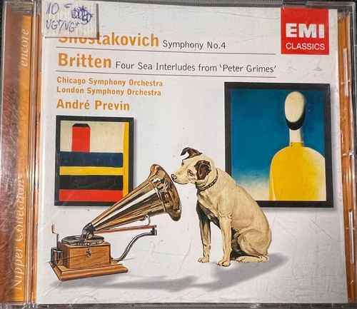 Shostakovich/ Britten - Chicago Symphony Orchestra, London Symphony Orchestra, André Previn – Symphony No.4 / Four Sea Interludes From Peter Grimes