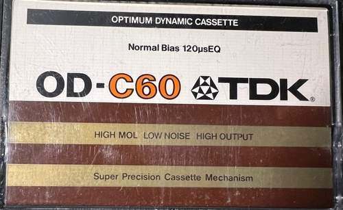 Употребявани Аудиокасетки TDK OD-C60
