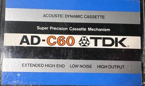 Употребявани Аудиокасетки TDK AD-C60