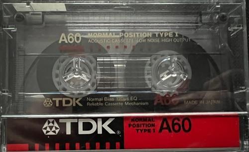 Употребявани Аудиокасетки TDK A60