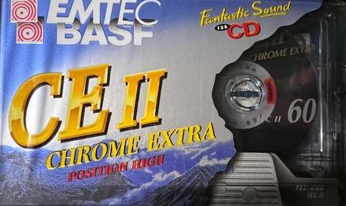Празна Аудио Касетка BASF EMTEC CE II 60 Chrome
