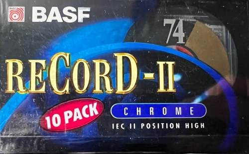 Празна Аудио Касетка BASF ReCord - II 74 Chrome