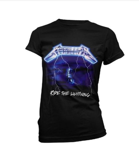 Дамска Тениска METALLICA - Ride The Lightning