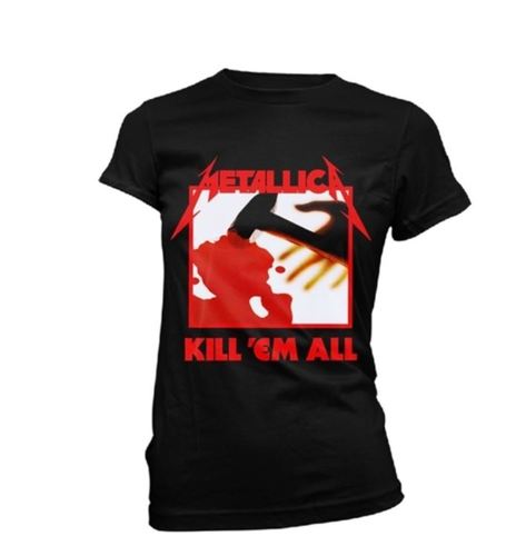 Дамска Тениска METALLICA - Kill 'Em All