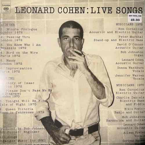 Leonard Cohen – Live Songs