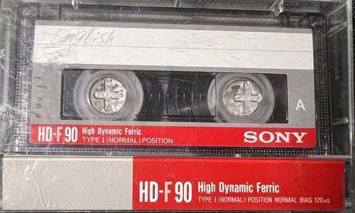 Употребявани Аудиокасетки Sony HD-F90