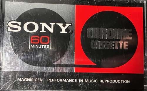 Употребявани Аудиокасетки Sony Chrome C-60CR