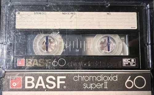 Употребявани Аудиокасетки BASF Chromdioxid Super II 60