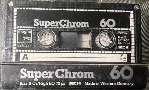 Употребявани Аудиокасетки Magna Super Chrom 60