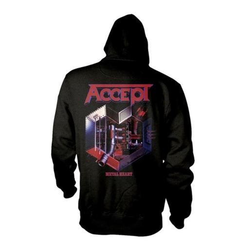 Черен Суичер Accept Metal Heart