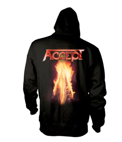 Черен Суичер С Цип Accept Accept Flying V